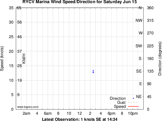 Williamstown Wave and Tide Graph